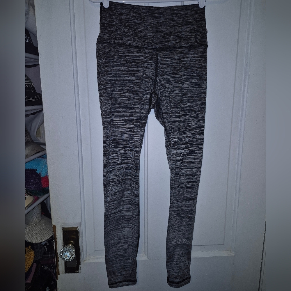 AERIE Ombre Gray Chill Play Move Quick Dry Yoga Pant Ankle Leggings Mid Rise Sma